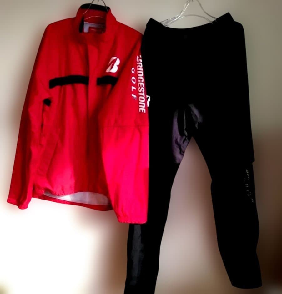 BRIDGESTONE GOLF レインウェア 撥水　L 良い状態