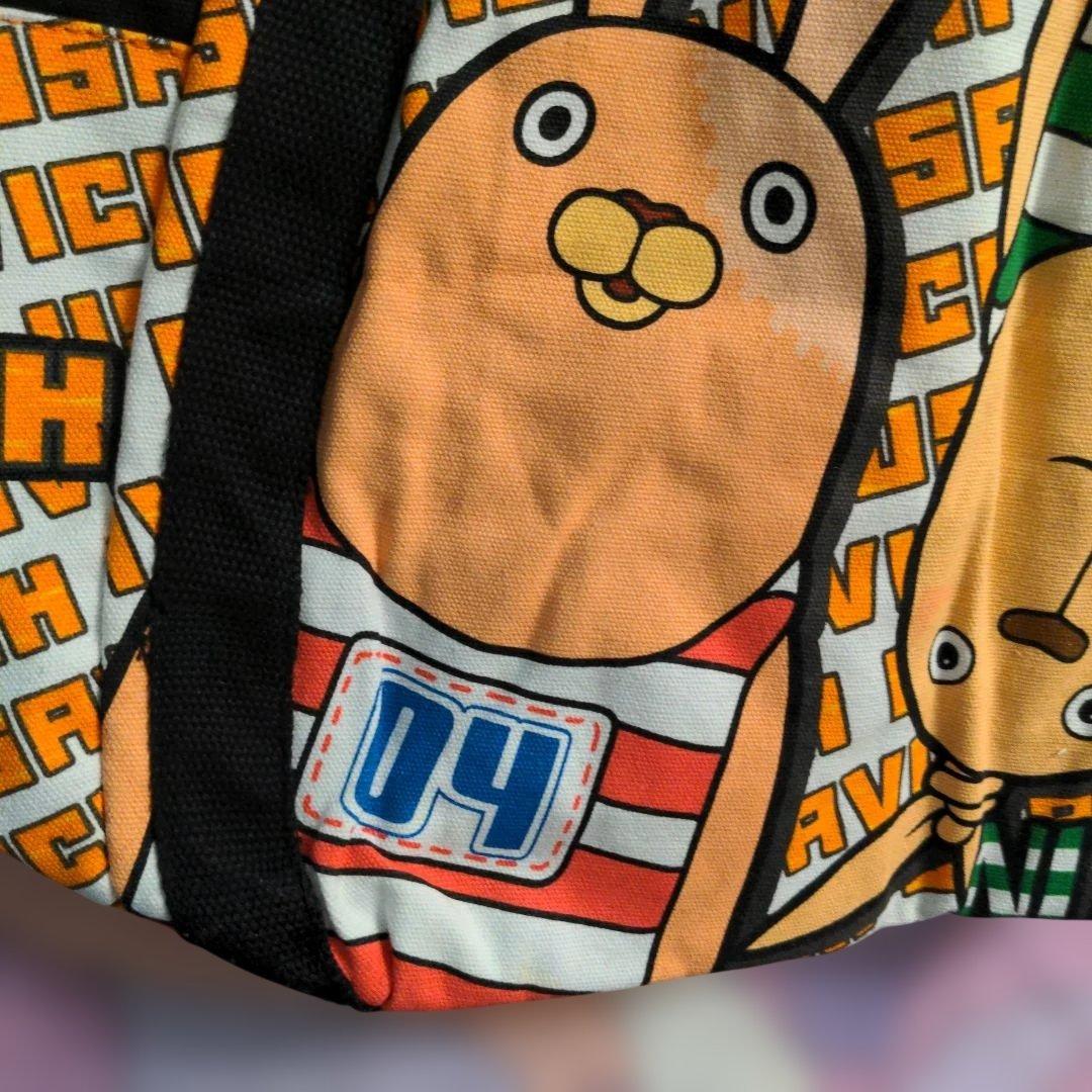 平成レトロ　ウサビッチ　カラフル　キャンパス地　トートバッグ