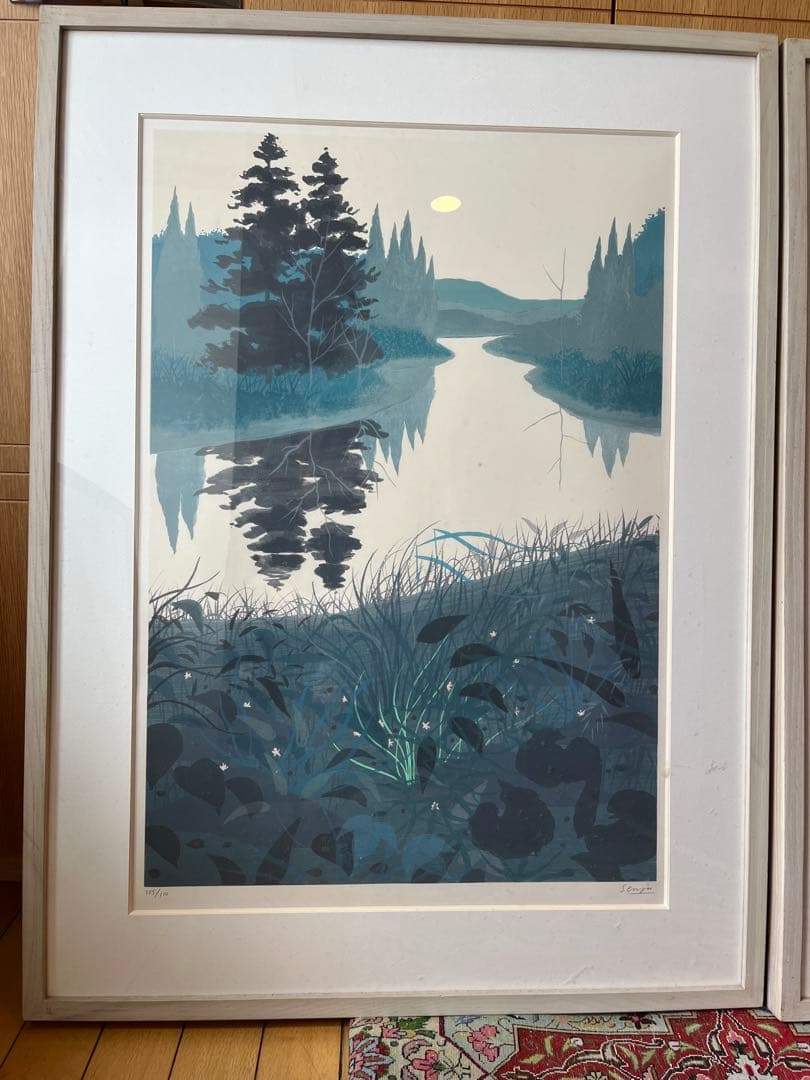 千住博 水の惑星４枚セット