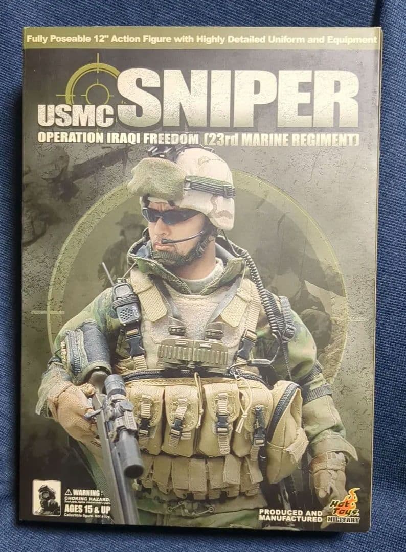1/6 12インチホットトイズ USMC SNIPER OPERATION