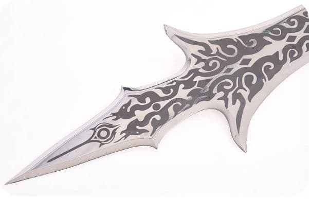 二郎神槍 黒神話悟空 楊戬三尖両刃銃 古兵器 手鍛造打 長銃 Cosplay