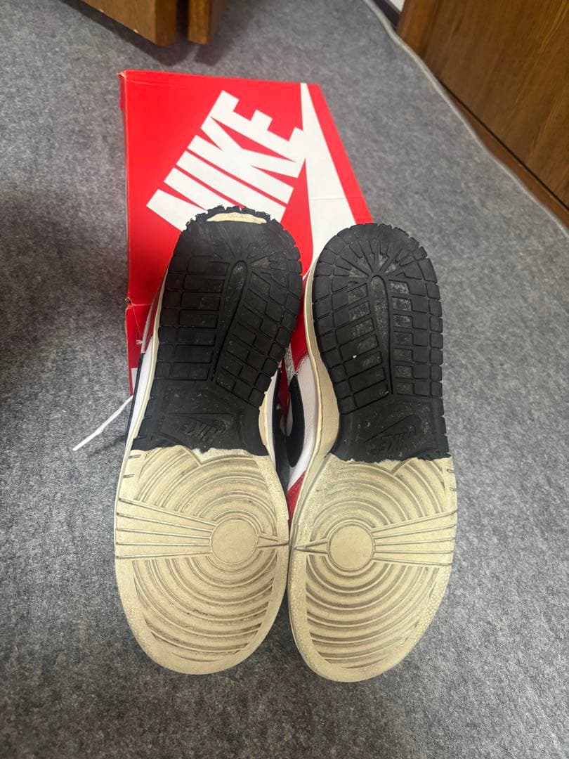 NIKE Dunk Low レッド/ホワイト/ブラック 8