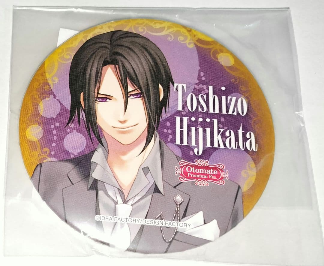 薄桜鬼 土方歳三 缶バッジ オトメイトプレミアムフェス キャラポップストア