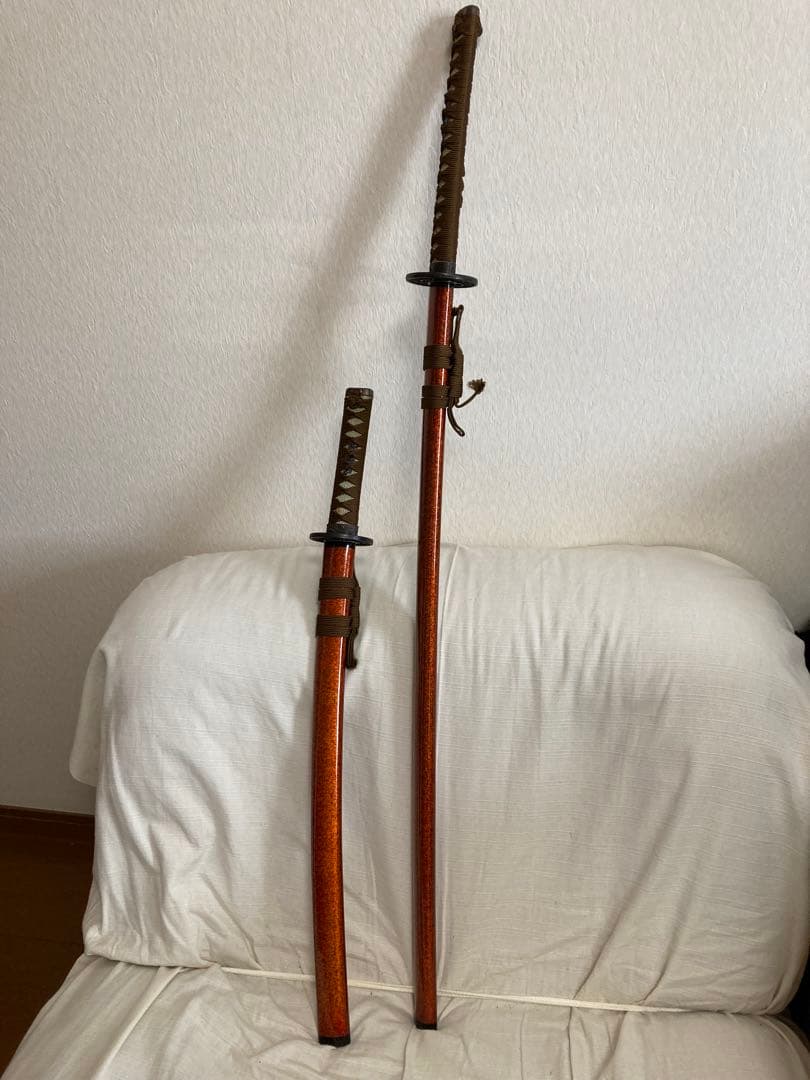 日本刀、居合刀、鞘、鍔、模造刀、レア物、鑑賞用、コスプレ、外国お土産、3本セット