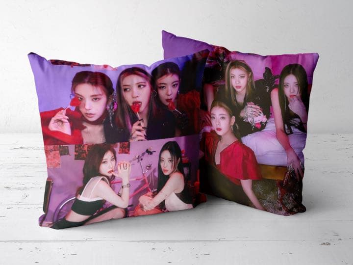 ITZY クッションカバー　イェジ　リア　リュジン　チェリョン　ユナ