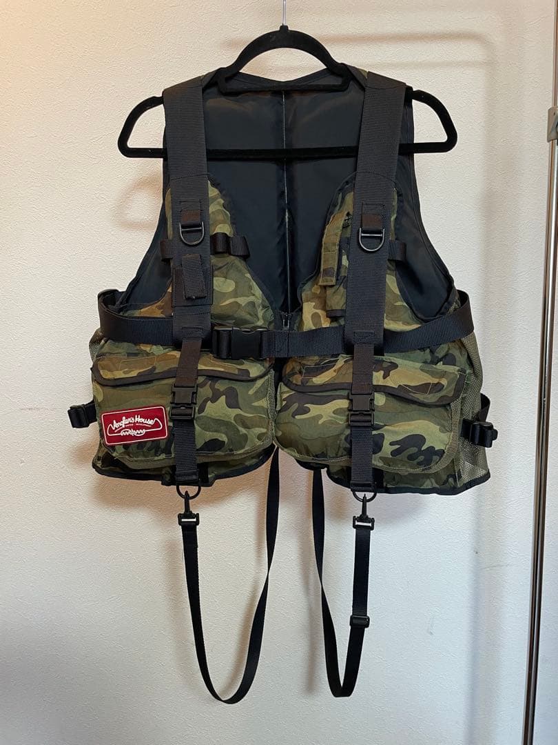 m*a様 美品　迷彩アングラーズハウス　ライフベスト