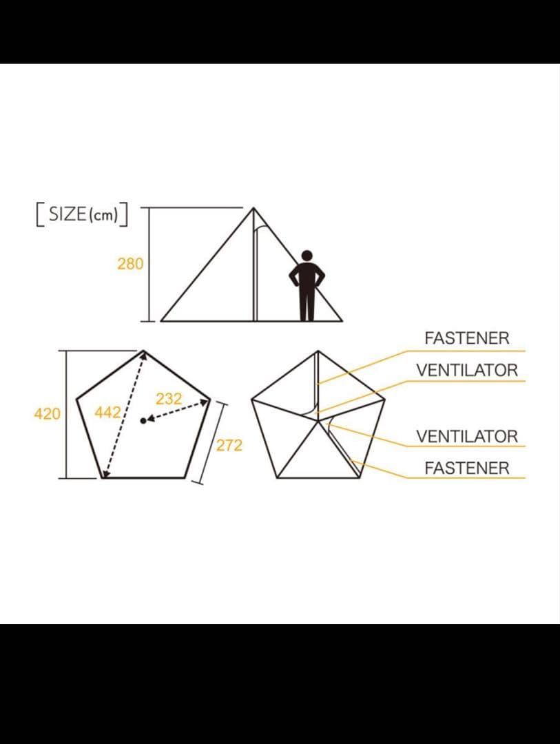 テンマクデザイン　サーカスTC DX+ サンドカラー　テント　破れあり