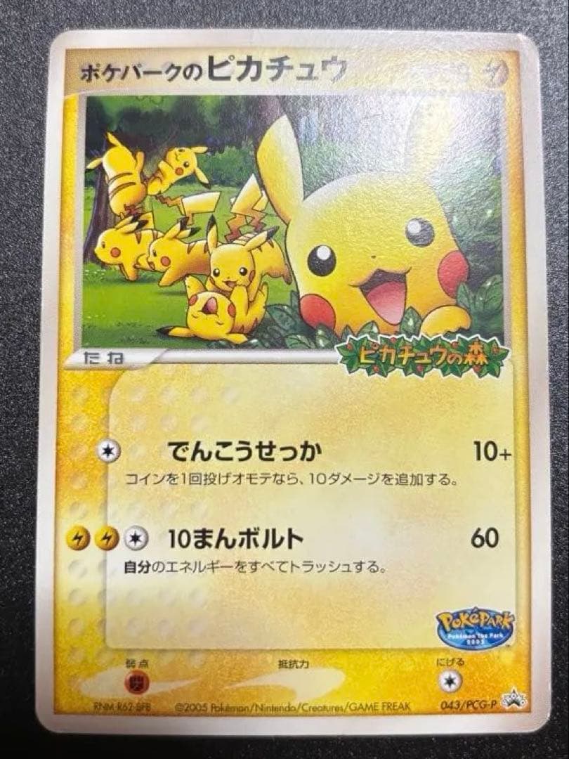 ポケパークのピカチュウ 1枚 ポケモンカード プロモーション