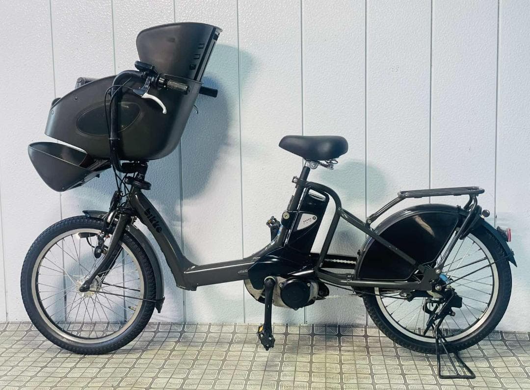 【BRIDGESTONE】20インチ子供乗せ電動アシスト自転車bikke3015