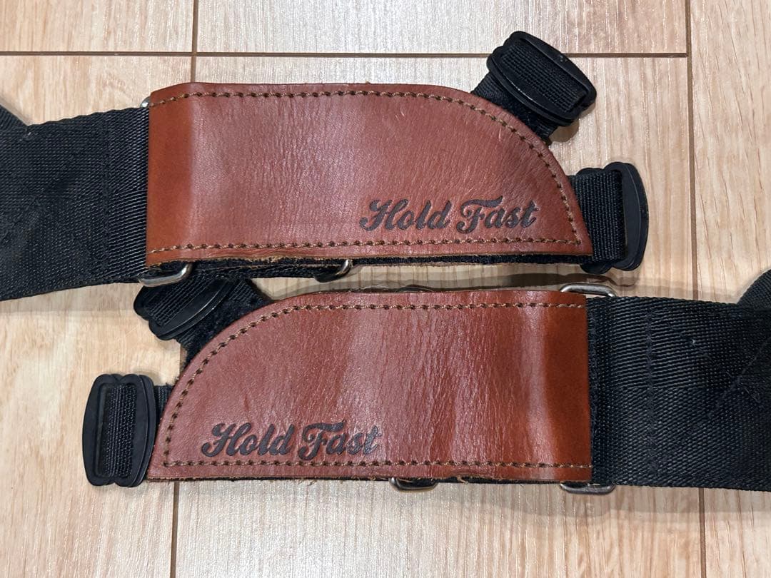Hold Fast ペダルストラップ　限定レザー　ブラウン　入手困難