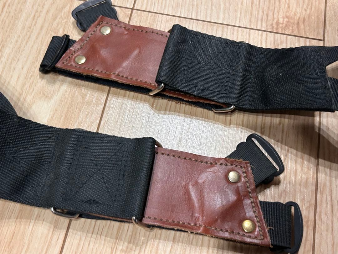 Hold Fast ペダルストラップ　限定レザー　ブラウン　入手困難