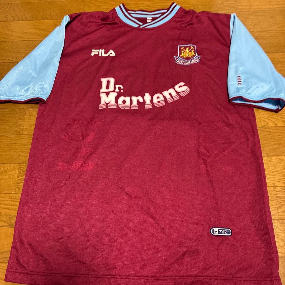 よ*ー様 FILA サッカー ユニフォーム シャツ XLウエストハム 26 古着