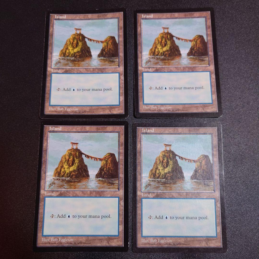 APAC2 島  4枚 状態【EX】 MTG ユーロランド 夫婦岩