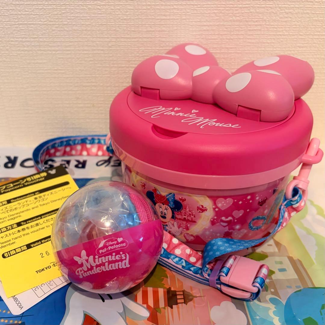 ディズニー ミニー パルパルーザ ポップコーンバケット カプセルトイ
