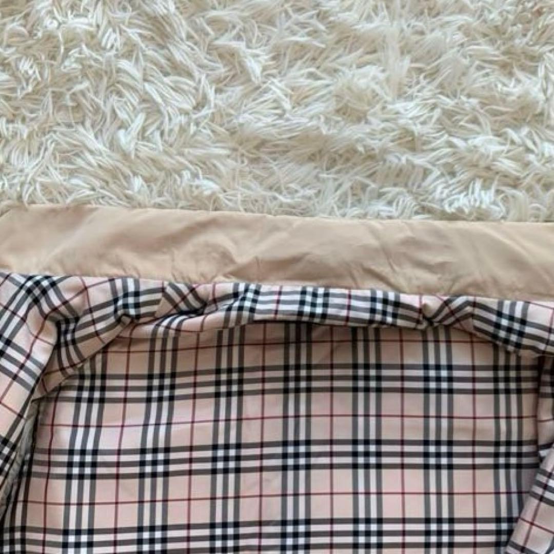 【L】美品 BURBERRY GOLF ノバチェック　フード付きベスト ゴルフ