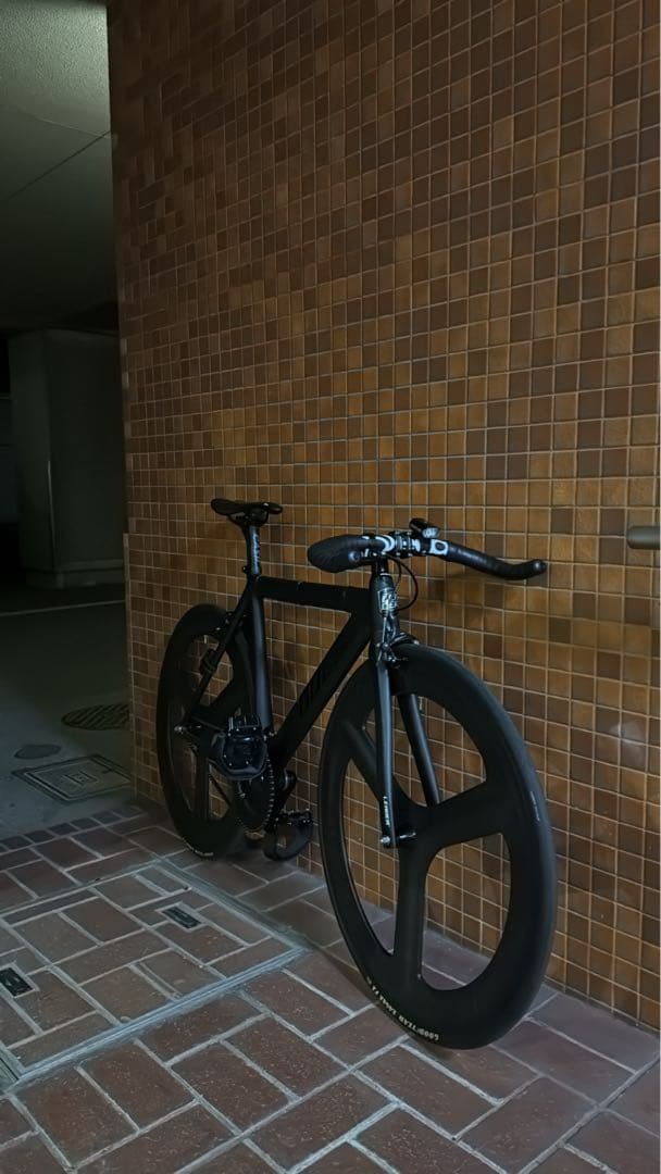 【値下】リーダー　735TR S ブラック ピストバイク アルミフレーム