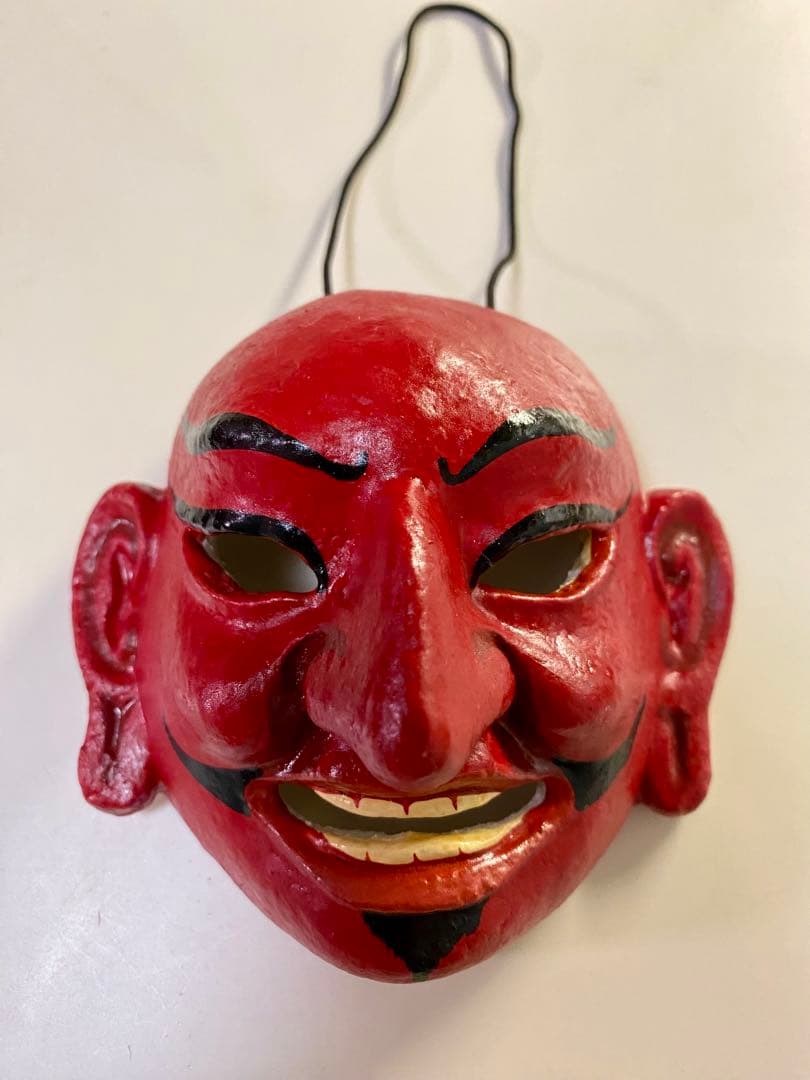 ブータン のお面　仮面　アツァラ　Atsara A