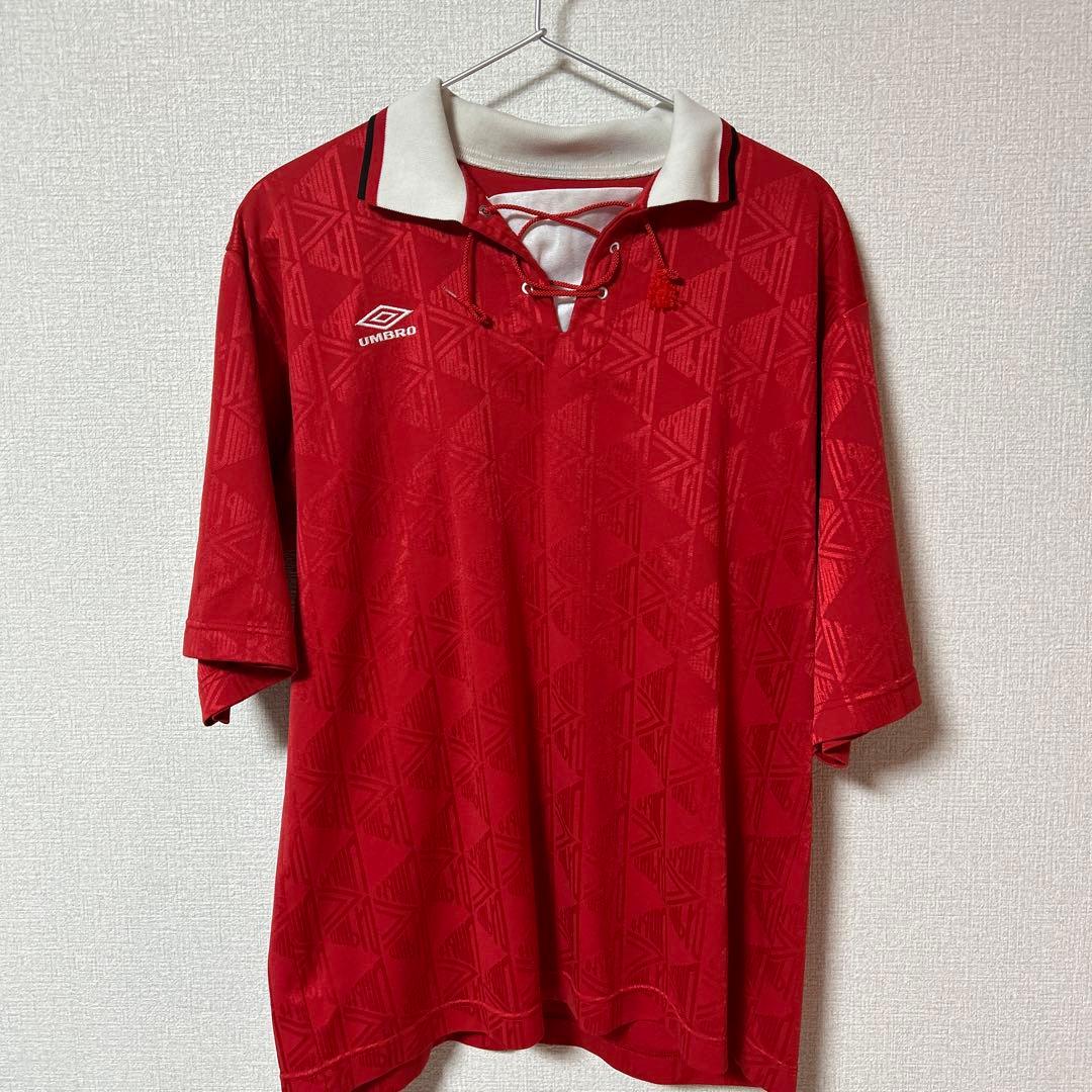 UMBRO 赤 ポロシャツ 半袖 （ビンテージ