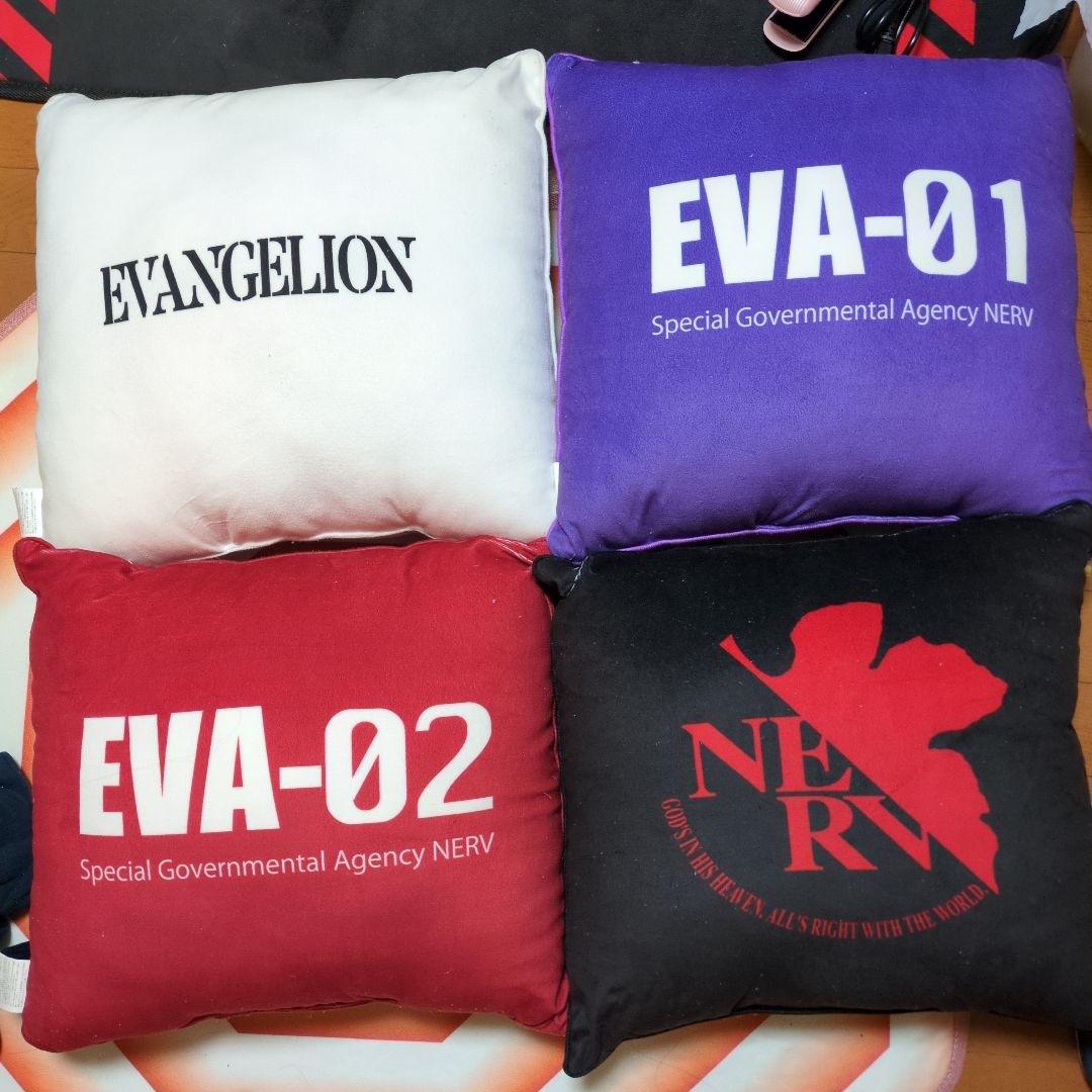【美品✨】エヴァンゲリオン クッション セット