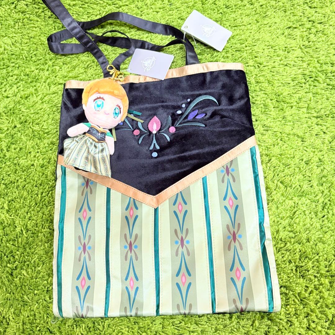 アナ雪　ぬいぐるみキーチェーン＆トートバッグ　アナ　tiny