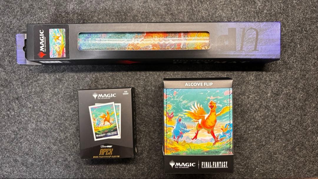mtg ff チョコボ　サプライ　スリーブ プレイマット　デッキケース