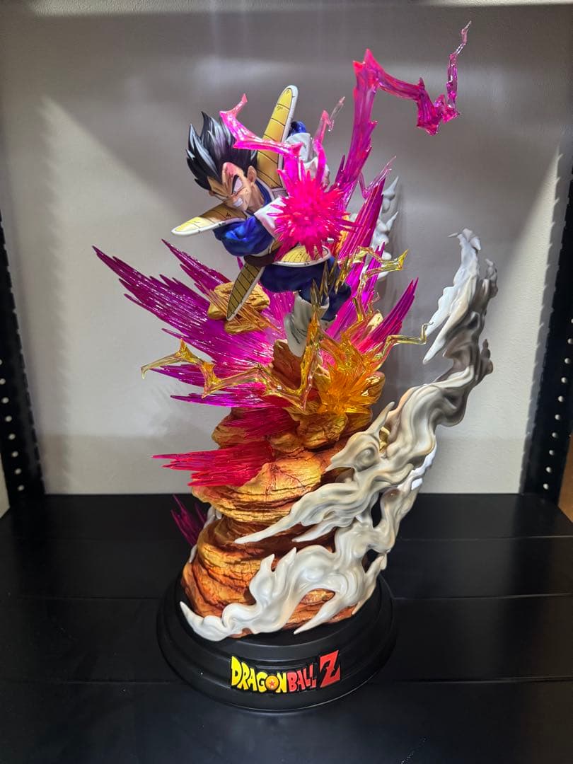 templeスタジオ　ドラゴンボールガレージキット　ベジータ　紫エフェクトver