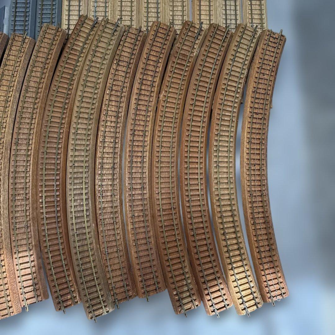 ［ジャンク］鉄道模型　HOゲージ　レール　線路　木製他　まとめ