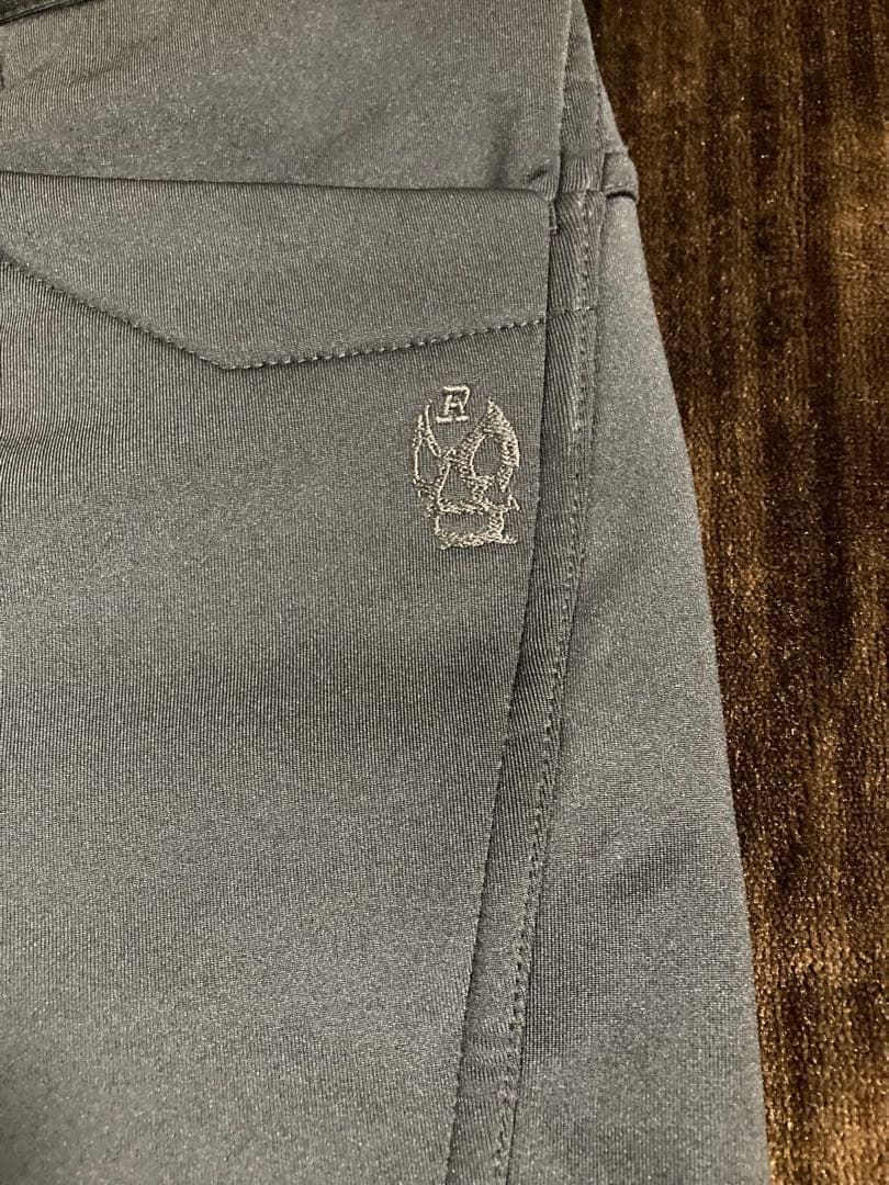 ☆極美品☆ ラッセルノ 裏起毛 防寒ストレッチパンツ サイズ5 ブラック　暖パン