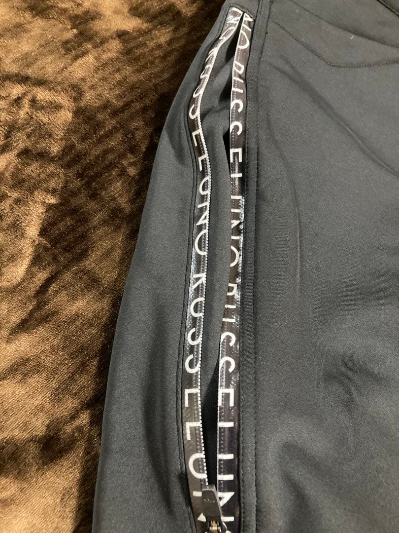 ☆極美品☆ ラッセルノ 裏起毛 防寒ストレッチパンツ サイズ5 ブラック　暖パン