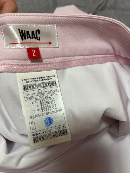 WAAC 韓国ゴルフスカート、斬新で動きやすい