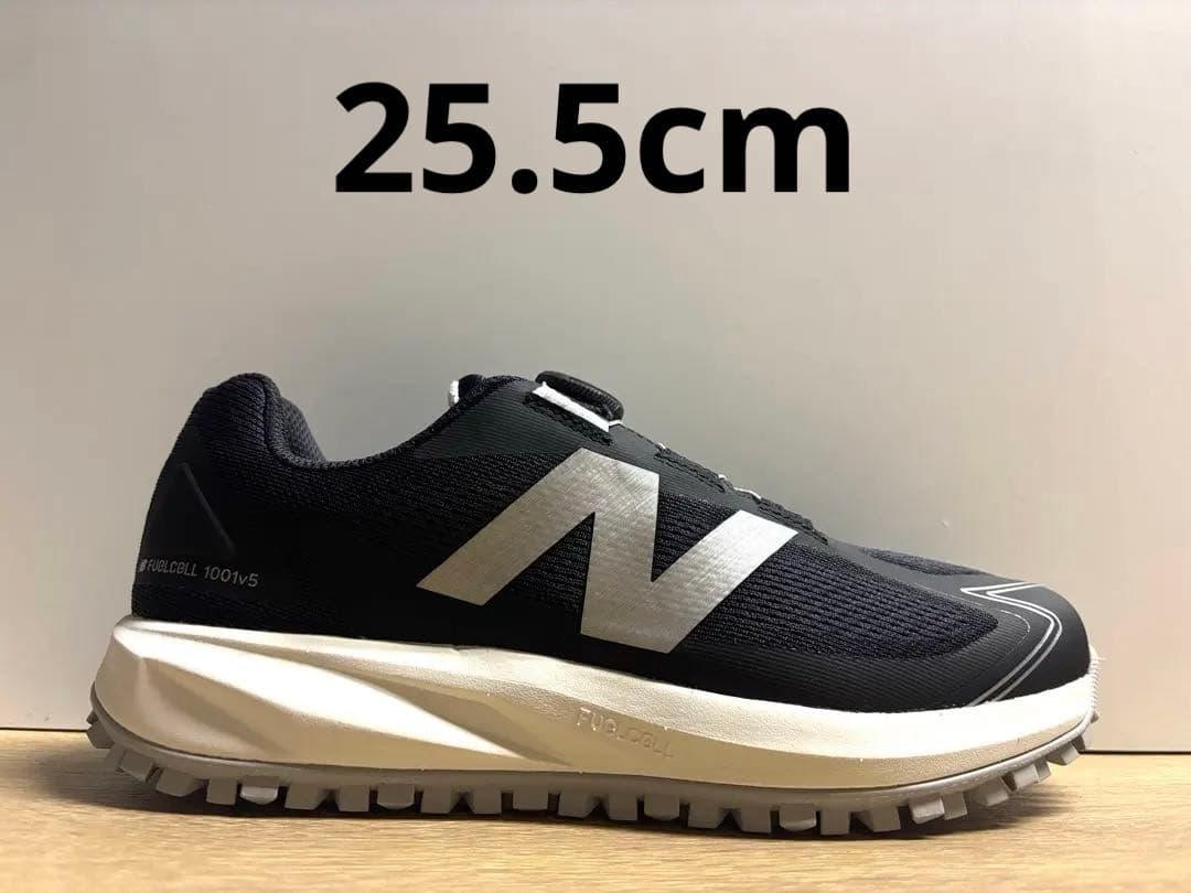 未使用 25.5cm 2E ニューバランスゴルフシューズUGS1001Fブラック