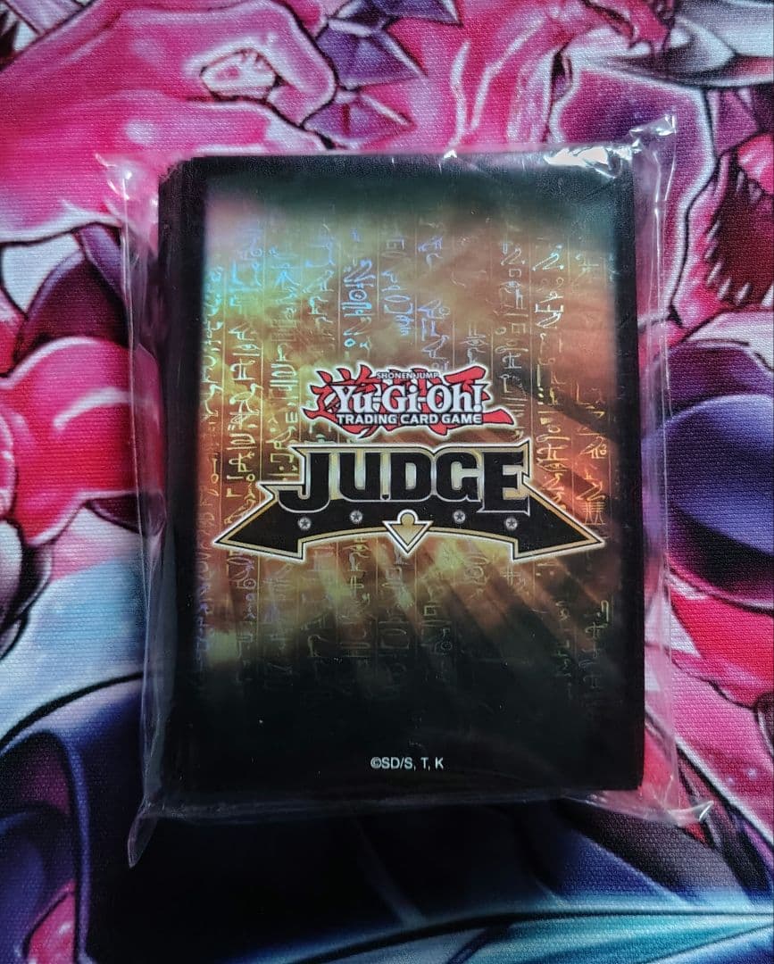 遊戯王 JUDGE 金 ヒエログリフ スリーブ 80枚 未開封