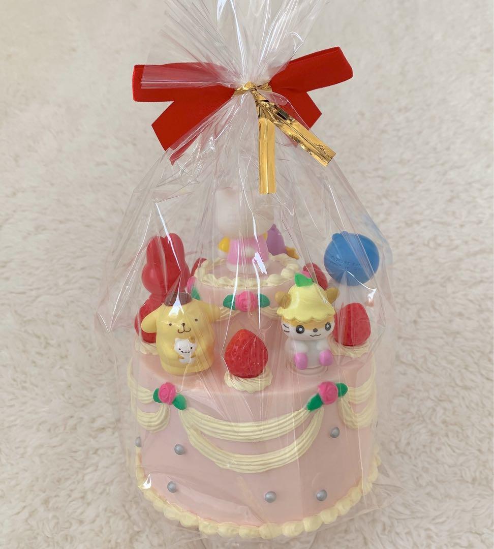 【レア】サンリオ ハローキティ ケーキ型マスコット付きボールペンセット