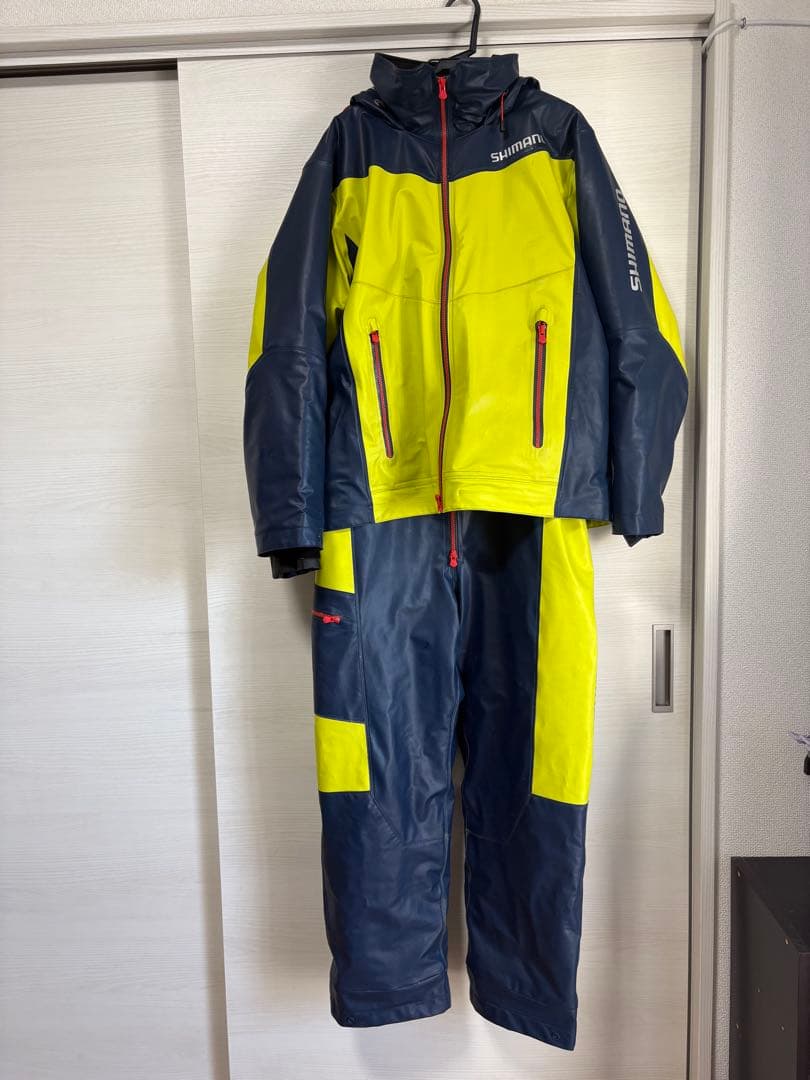 超大特価❣️シマノ　マリンコールドウェザースーツ　RB-035N PU 防寒着