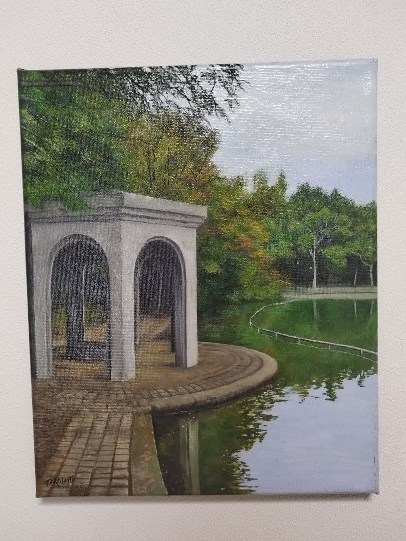 油絵 原画 風景画 F3サイズ 写実