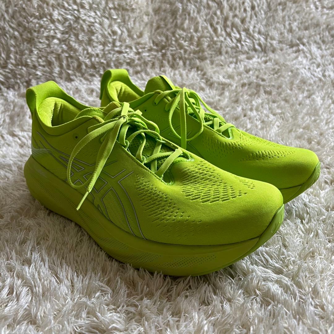 asics/アシックス/PUREGEL/蛍光/イエローグリーン