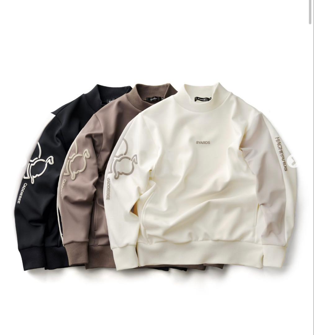 美品／ハチヤーズ裏起毛モックネック・プルオーバー／Mサイズ