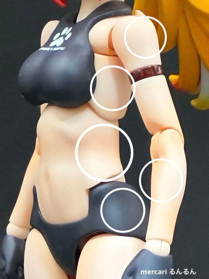 メガミデバイス　PUNI☆MOFU ラン　塗装完成品　煉獄カラーver