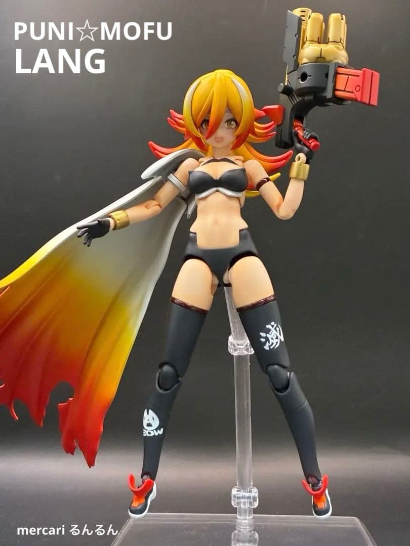 メガミデバイス　PUNI☆MOFU ラン　塗装完成品　煉獄カラーver