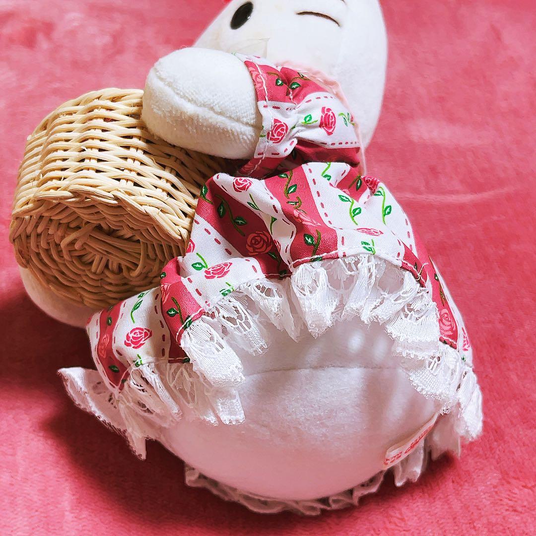 希少レア　ハローキティ　ぬいぐるみ　バラ　2000年製 平成レトロ　サンリオ