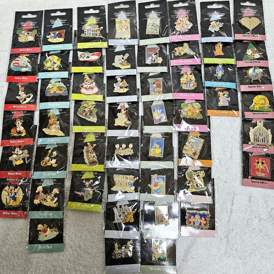 DisneyStore ウォルトディズニー生誕100周年 ピンバッジ まとめ売り