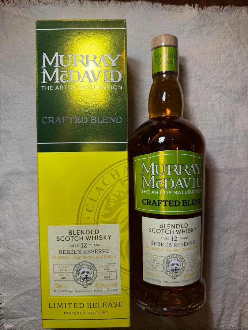 マーレーマクダビット　ブレンデッド12年　スコッチウイスキー