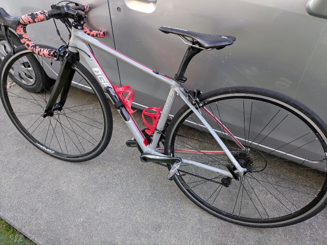 ガノー　axis ロードバイク グレー/ピンク