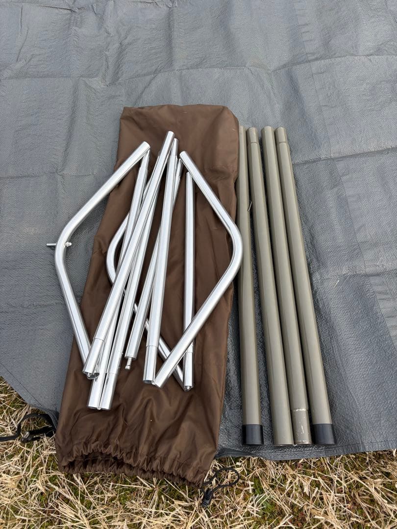 小川グロッケ12TC➕ハーフインナーテント、☆クリーニング、超撥水加工済