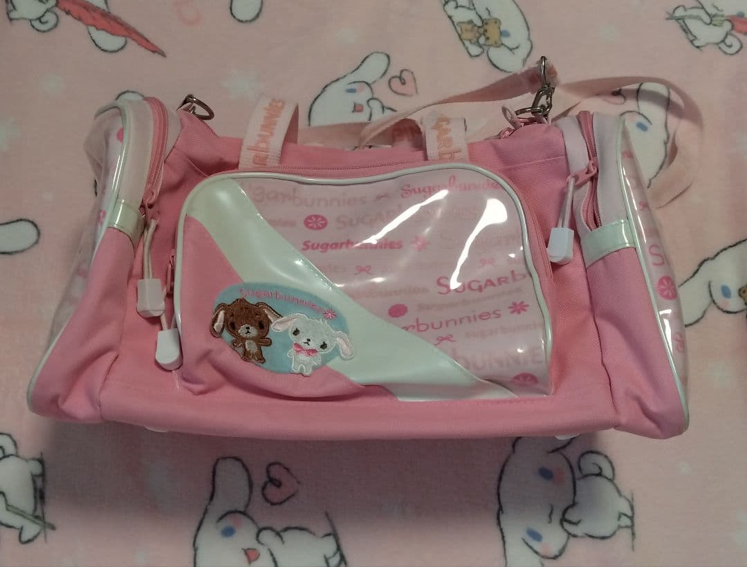 シュガーバニーズ　ビニールバッグ　難あり　当時物