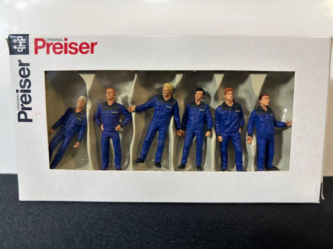 Preiser 作業員フィギュアセット 6体