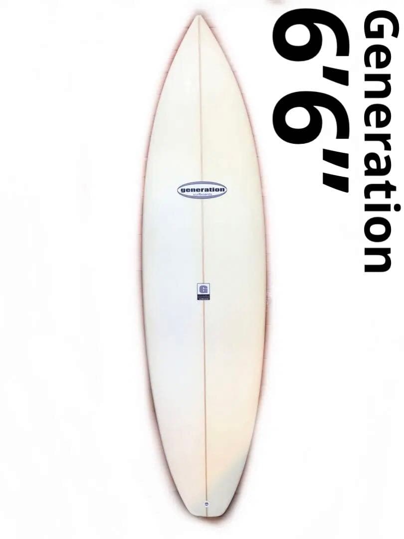 GENERATION サーフボード 6’6” ファンボード ミッドレングス