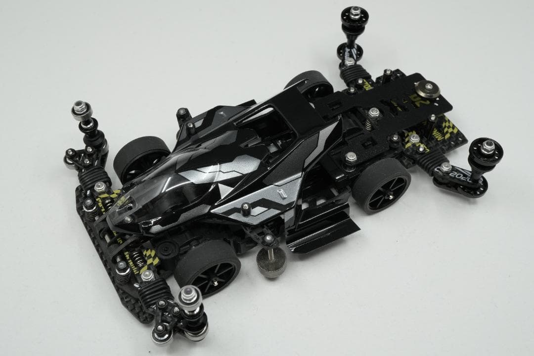 ミニ四駆 MSフレキ 完成マシン 漆黒機甲Ver. 海外優勝仕様