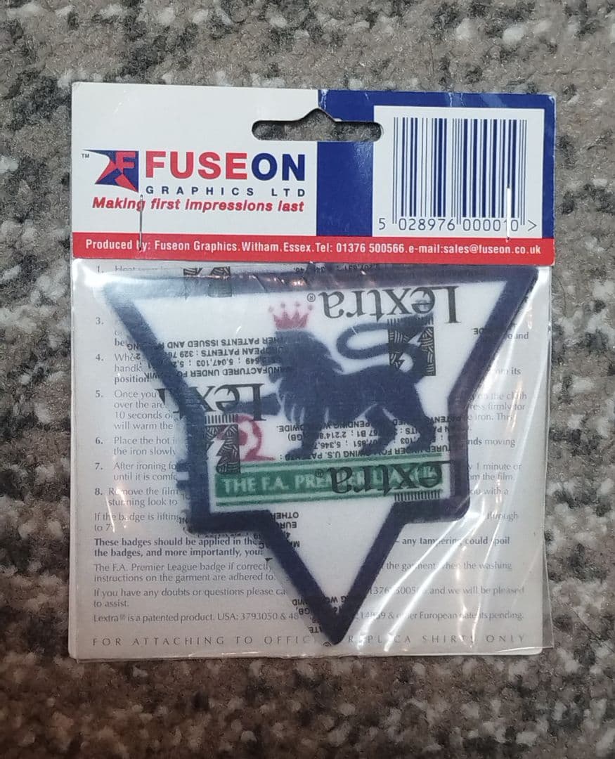 プレミアリーグ　F.A. Premier League アイロンパッチ