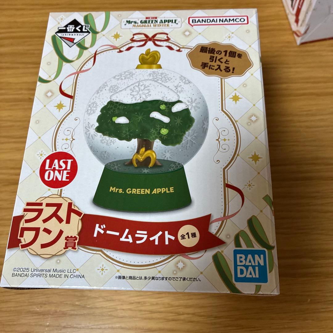 Mrs. GREEN APPLE ミセス　一番くじ　ラストワン賞　ドームライト①
